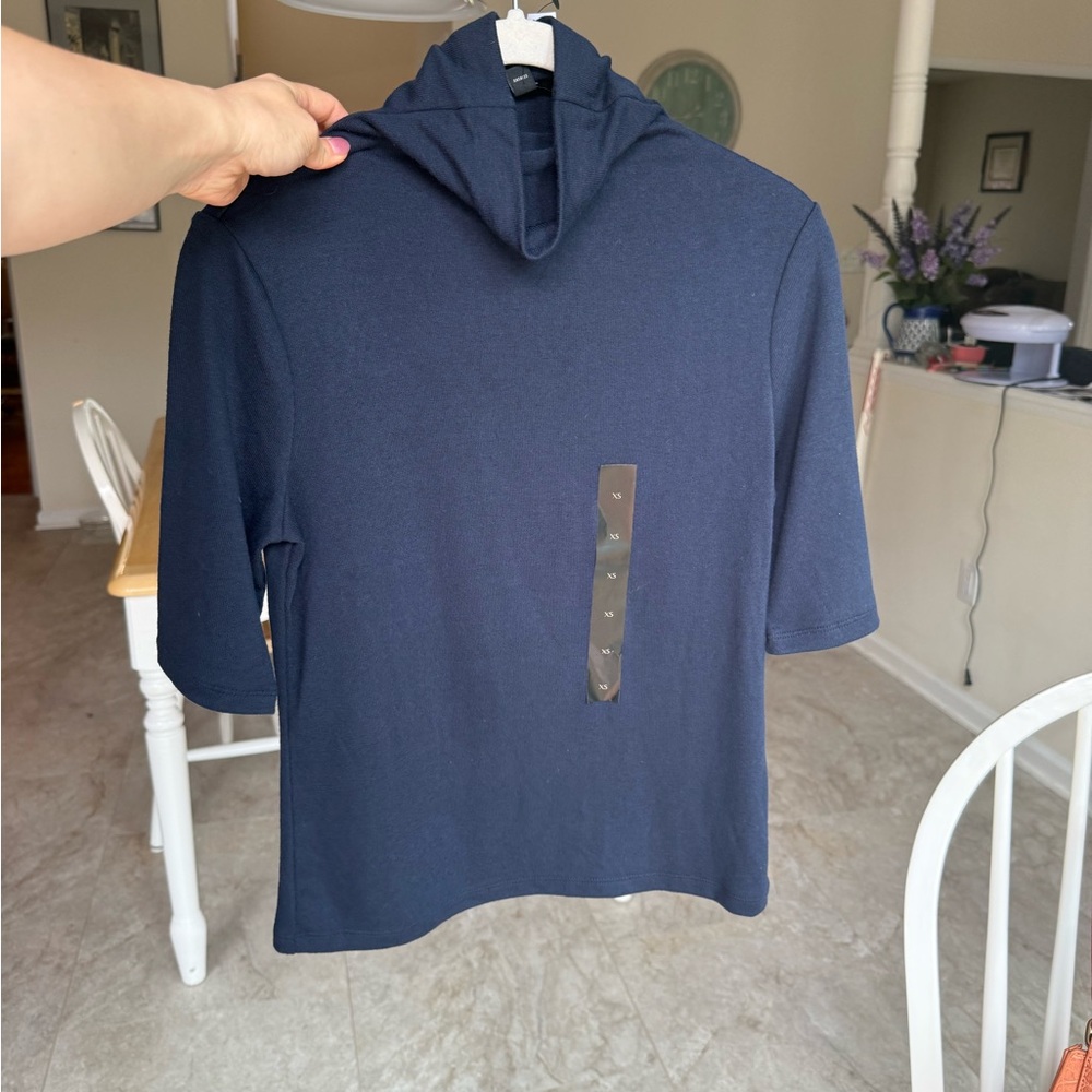 Navy Blue Banana Republic turtleneck
